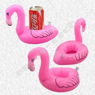 Flamingo Inflatable Can Holder Tropical Party Favors  
