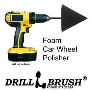  Drill Powered Foam Car Wheel Buffing Polishing Cone 