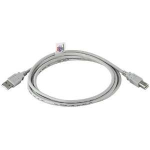  USB 2.0 A Male to B Male 28/24AWG Cable   6FT (BEIGE 