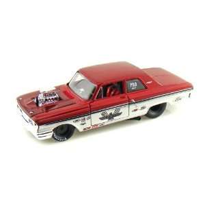  1964 Ford Fairlane Thunderbolt 1/24 Red Over White Toys 