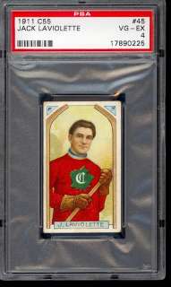 1911 C55 Hockey Jack Laviolette #45 PSA 4 VGEX (PWCC)  