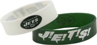 New York Jets PHAT Bandz Bracelet 2 Pack  