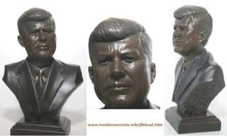 Limited Edition cc bronze bust of John F. Kennedy (JFK)  