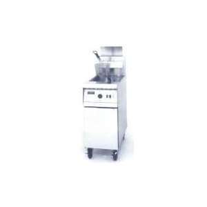 Liquid Propane Frymaster MJ45EBL SD Gas Floor Fryer 50 Pounds with 