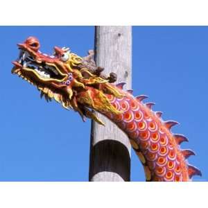  Chinese Dragon in Chinatown, Seattle, Washington, USA 