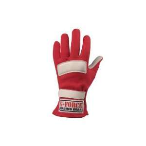  G Force 4100SMLRD G1 Red Small Junior Racing Gloves 