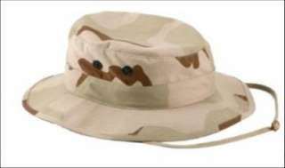 Desert Camouflage Boonie Hat   Military Surplus 6 3/8  