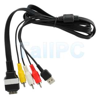 USB AV Video Cable For Sony VMC MD2W230 W210 W290 New  