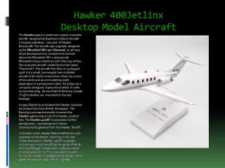 BEECHCRAFT HAWKER 400XP JETLINX MODEL AIRPLANE DISPLAY  