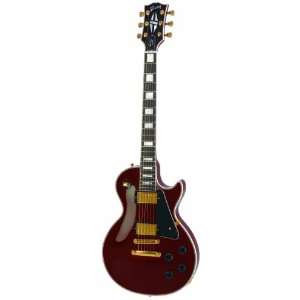  Gibson Les Paul Custom Electric Guitar, Wine Red Musical 