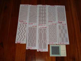 Patterns for Knitting Machine Punch Card Series 22  