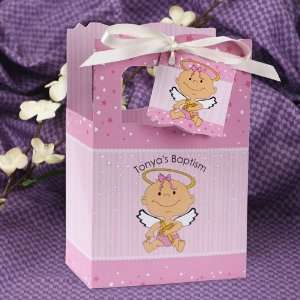   Baby Girl   Classic Personalized Baptism Favor Boxes Toys & Games