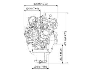 NEW 25HP D1105 Kubota Industrial Diesel Engines, In Line 3 cylinder, 1 