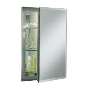 kohler cb clr1620fs 16 framless mirrored single door medicine cabinet