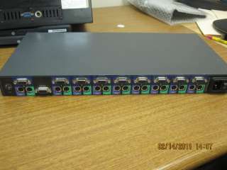 Dell 71PXP PS/2 VGA KVM 8 Port Switch  