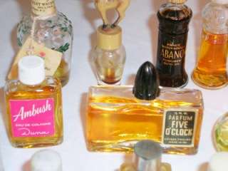 Estate Lot 38 Vintage Miniature Perfume Bottles ~ Schiaparelli 