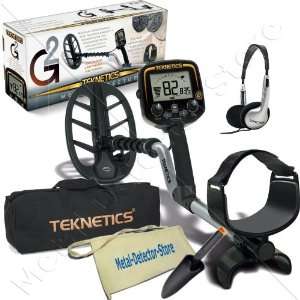 Teknetics G2 Metal Detector W/11 inch DD Coil, Carry Bag, Headphones 