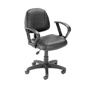  BOSS BLACK POSTURE CHAIR W/ LOOP ARMS   Delivered Office 