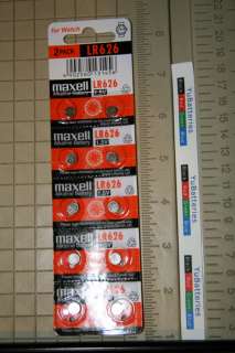 10 New Maxell LR626 LR 626 177 377 A AG4 Watch 1.5V Alkaline Coin Cell 