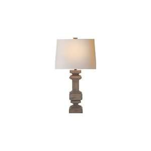 Chart House Hampshire Balustrade Table Lamp with Natural Paper Shade 