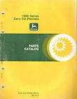 John Deere 1420 1440 1460 1480 Zero till Planter Parts Catalog Manual