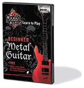 Learn To Play   Beginner Metal Guitar Lessons Rock DVD  