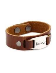 Dillon Rogers I.D Band Believe Brown Cuff Bracelet