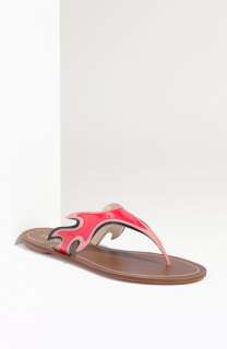 Prada Flame Thong Sandal  