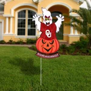  Oklahoma Sooners Halloween Light Up Ghost Figurine Sports 