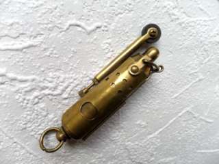   Antique Brass Military Trench Cigarette Lighter Windproof Steam Punk