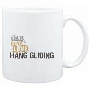    Mug White  Real guys love Hang Gliding  Sports