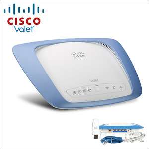 Cisco Valet Wireless WiFi 802.11 N Router M10 Firewall 00745883553211 
