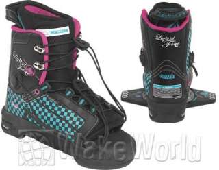 New 07 Liquid Force Melissa Wakeboard Bindings 7 9  