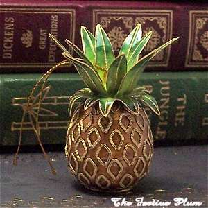 NIB V465A Cloisonne Ornaments Mini Pineapple  