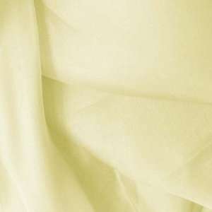  Silk Fabric Plain Organza Pale Yellow
