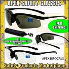 Apex Bifocal Safety Glasses Magnifying Reading Eyewear