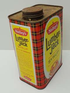  Nalleys Lumber Jack Imitation Maple Syrup 2 Quart Tin Can Pancakes
