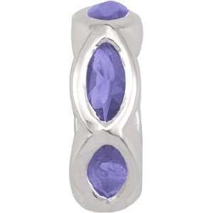  Persona Amethyst Horizon Spacer Charm fits Pandora, Troll 