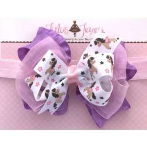  Equine Couture Girls Horse Themed Hair Bow or Baby 