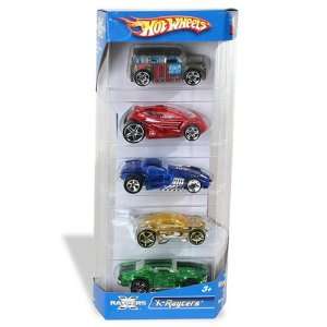  Hot Wheels 5 Car Gift Pack   X Raycers Toys & Games
