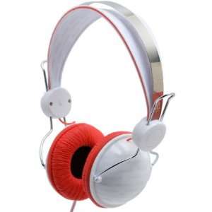  Matix Domepiece Headphones White/Red