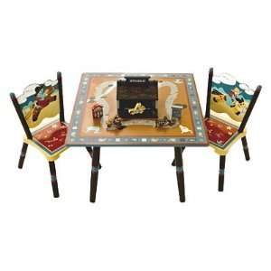  Wild West Table & Chairs Set