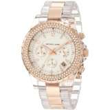 Michael Kors MK5323 Madison Rose Gold and Clear Watch