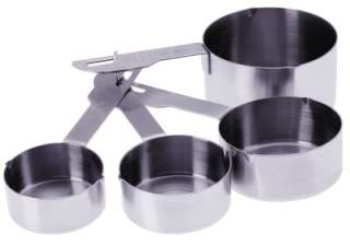 Heavy Gauge Stainless Steel Measuring Cup Set   High Quality  
