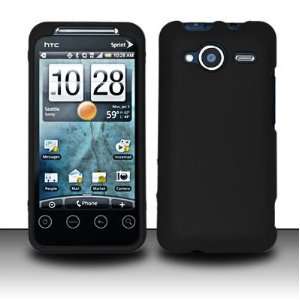   HTC Evo Shift 4G (Sprint)   Rubberized Cover   Black Cell Phones