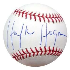 Hulk Hogan Autographed/Hand Signed MLB Baseball PSA/DNA