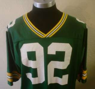   Nike 1990s Green Bay Packers REGGIE WHITE #92 Football Jersey 2XL/XXL
