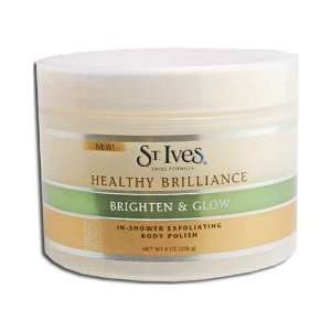 St. Ives Healthy Brilliance Brighten & Glow in Shower Exfoliating Body 