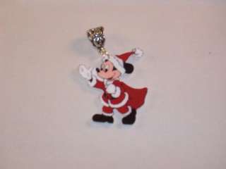 Disney Mickey Mouse Santa Claus Pendant Jewelry CUTE  