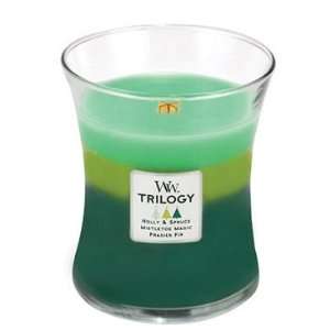  Woodwick Crackling Trilogy Candle Evergreen Forest 